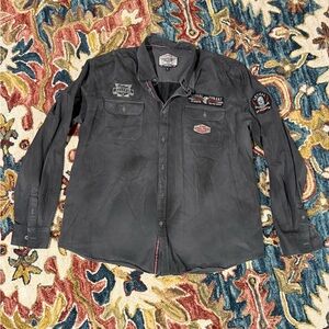 Lethal Threat Button Down Shirt - XL